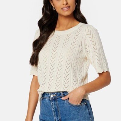 Topit & T-Paidat VILA  | Shelley O-Neck 2/4 Knit Top