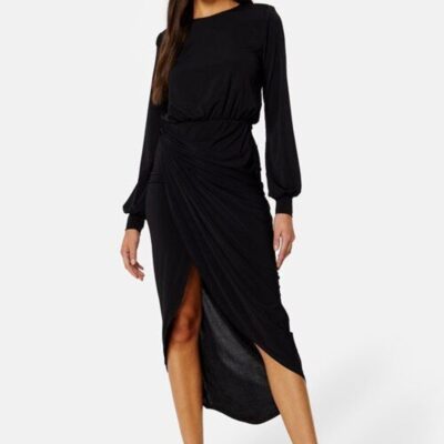 Mekot John Zack  | Balloon Sleeve Rouch Dress