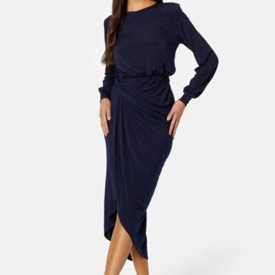 Mekot John Zack  | Balloon Sleeve Rouch Dress